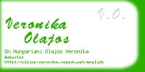 veronika olajos business card